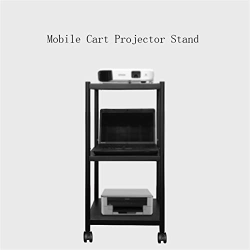Soporte móvil para proyector con ruedas y estante miniatura 7