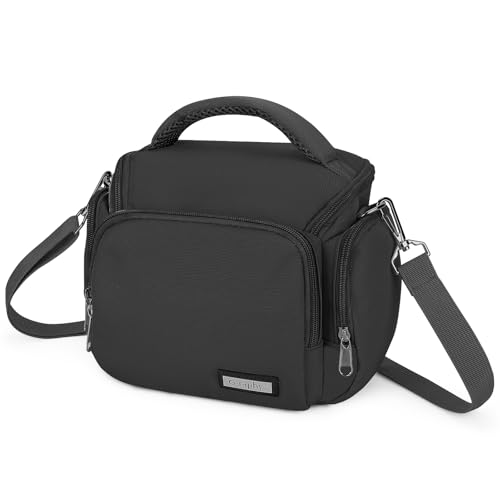 BAIGIO Housse pour Appareil Photo Reflex étanche Sacoche d'Appareil Photo Numérique Sac Bandoulière pour Canon Nikon Sony Panasonic