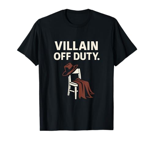 Equipo gráfico Sans-Serif Villain Off Duty Bold Camiseta