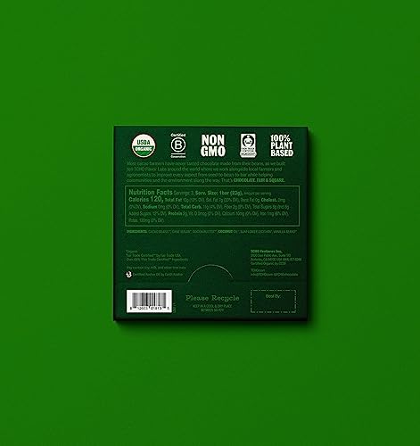 TCHO 12-Bar Dark Chocolate Variety Pack - Single Origin, Plant Based, Organic & Fair Trade - Non GMO, Non-Dairy, Vegan, Soy Free (2.5oz each) - Perfect Organic Chocolate Gift Box for Any Occasion