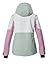 killtec Damen Skijacke/Funktionsjacke mit abzippbarer Kapuze, Schneefang und Unterarmventilation KSW 39 WMN SKI JCKT, helles salbei, 38, 43420-000