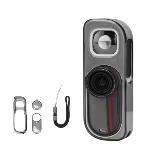 for Insta360 GO3S ���g���J�����p�ی�P�[�X ���� TPU�V�F�� �����Y�L���b�v�t��for Insta360 GO3S�ی�J�o�[ �y�� �ϏՌ� �h�� �h�o �A�N�V�����J�����A�N�Z�T���[ (������, �a���X�g�X�g���b�v�t��) [���s�A���i]