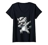 Photo Gallery donna dabbing zebra | divertente zebra sul regalo zebra maglietta con collo a v Photo Gallery donna dabbing zebra | divertente zebra sul regalo zebra maglietta con collo a v