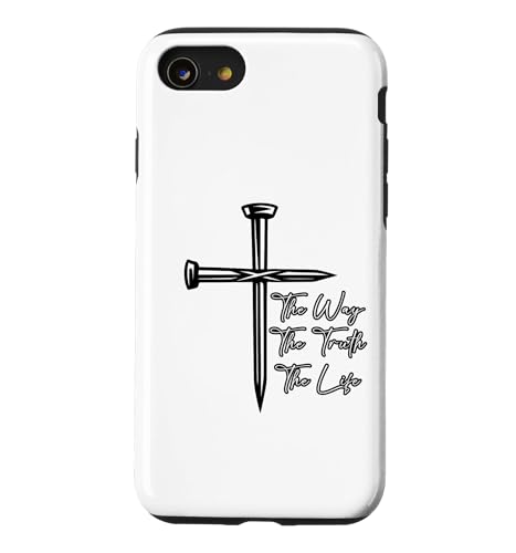 The Way The Truth The Life Sacriice �C���X�s���[�V�������b�Z�[�W �X�}�z�P�[�X iPhone SE (2020) / 7 / 8 �p