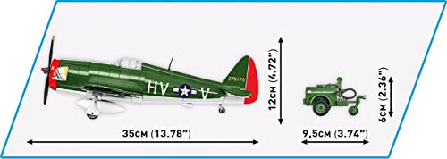 P-47 Thunderbolt COBI remorque citerne briques construction armée - 5