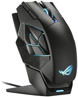 （17:30時点） ASUSTek ゲーミングマウス ワイヤレス ROG Spatha X MMO 19,000dpi 12個プログラムボタン デュアルモード接続 最大67時間 ROGマイクロスイッチ RGB 国内正規品 ブラック