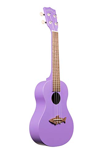 Kala Makala Shark Sea Erizo prpura concierto Ukelele (MK-CS/PUR)