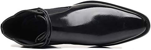 Santimon Mens Chelsea Boots Formal Boots for Men Dress Boots Casual Ankle Boots Black 12.5 US | Image 3