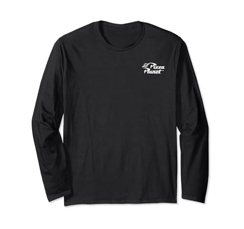 Toy Story Pizza Planet Pocket Logo Long Sleeve T-Shirt en coton doux pour adulte