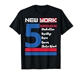 New York et les 5 arrondissements - Love New York City T-Shirt