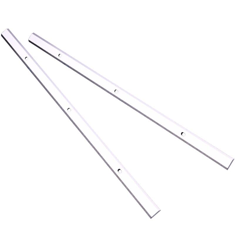 JWOO 2 uds Cuchillas cepilladoras Cuchillos 320x12x1,5mm Cuchillos de Doble Filo for DeIta 22-560 22-562 22-565 TP400LS Ry0bi AP-12