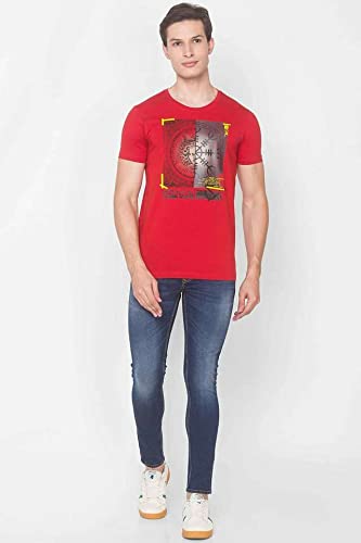 Image of Spykar Men's Slim Fit T-Shirt