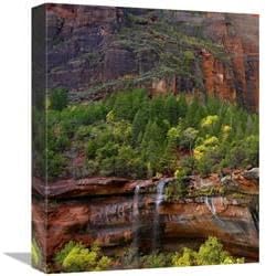 16 in. Cascades at Emerald Pools, Zion National Park, Utah Art Print - Tim Fitzharris