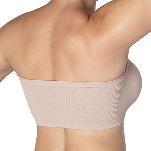 Sutia Trifil Top Faixa Canelado, Macadâmia, UNI (P/M)