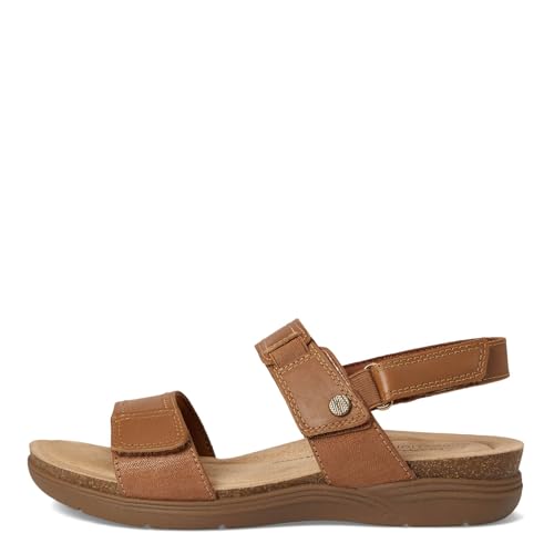 Clarks Clarks Women April Clover Tan Combi Leather 11 Medium