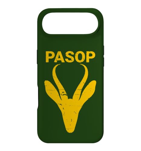 Pasop Springbok Warning Sign Funny Afrikaans Rugby Supporter Case for iPhone Air