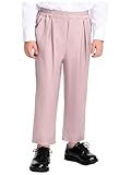 TSSOE Bambini Pantaloni Ampi Concerti Diplomi Celebrazioni Borsetta Distinzione Uniforme Elegante Orologio Festa Scarpe Stivali Giacca Prestigio Rosa 3-4 Anni