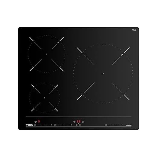 Teka IBC 63010 MSS - Placa Inducción 3 Fuegos, Placa Inducción 60cm, Fácil de Instalar, con Sistema Touch Control Multislider, Color Negro