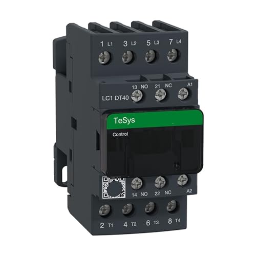 Contacteur inverseur 4 pôles de puissance LC1DT40F7C robuste