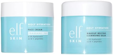e.l.f. Holy Hydration! Face Cream - Fragrance Free, Moisturizes &...