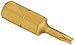 Torx T8 TiN Bit x 1" on 1/4" stock