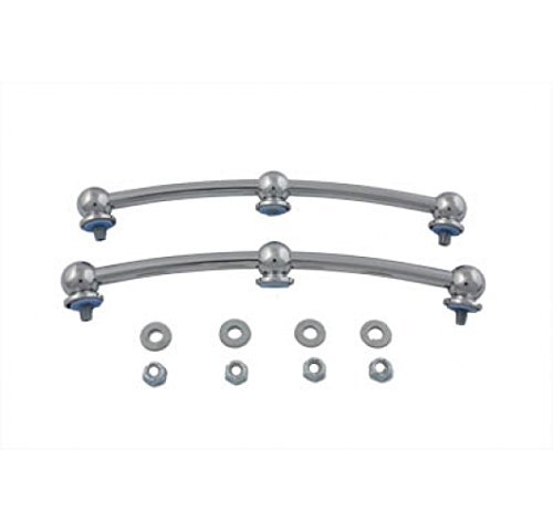 Amazon | V-Twin 50-1084 クロムフロントフェンダーレールトリムキット