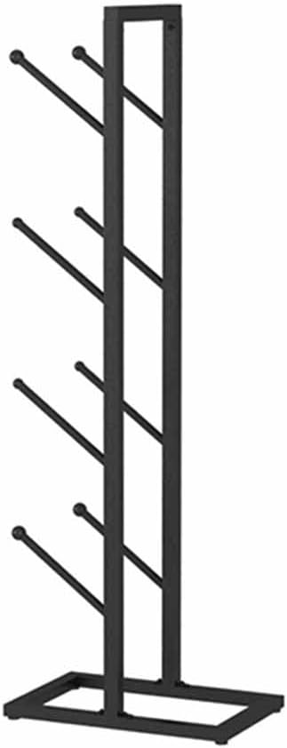 Heavy-Duty Metal Sports Ball Storage Rack - Ideal Basketball Organizer for Gym, Garage & Indoor Use - Durable Sports Equipment Holder (Black, 40x25x115cm)