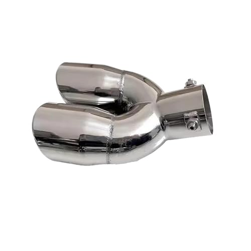 Double sortie d'échappement Nissan X-Trail T32 2014-2020 silencieux inox silver