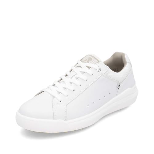 Rieker Damen Low-Top Sneaker W1100, Frauen Halbschuhe, lose Einlage,straßenschuhe,Strassenschuhe,Sportschuhe,Freizeitschuhe,Weiss (80),39 EU / 6 UK