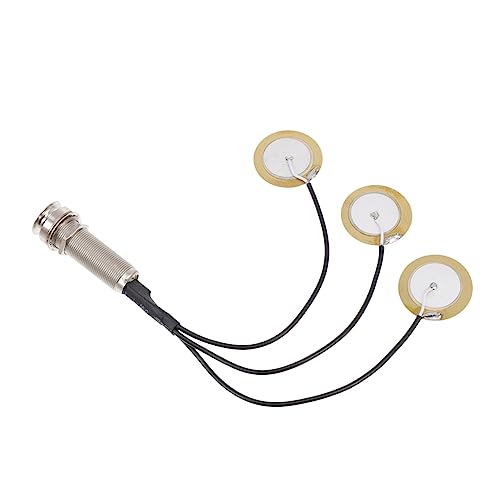 GOOHOCHY Kalimba Pickup Tail Nail Patch for Thumb Piano Durable Silver Accessory for Enhanced Sound Clarity and Performance Easy to Install Standard Replacement Part