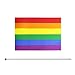 TSMD Rainbow Pride Gay Stick Flag,50 Pack Small Mini Hand Held LGBT Flags On Sticks,Decorations Supplies For Mardi Gras,Gay Pride Rainbow Party