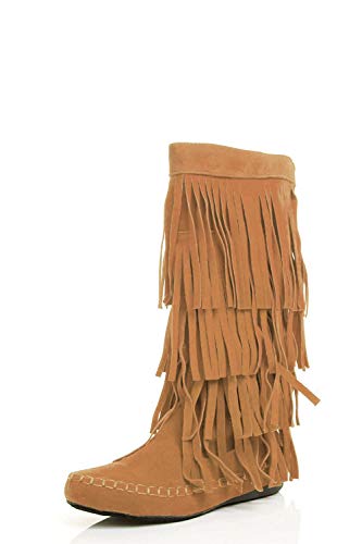 AXNY Women's Mudd-55 Fashion Boot, Rust, 8