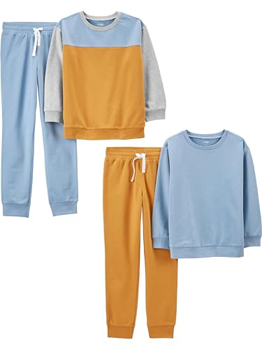 Image of Simple Joys by Carter's baby-boys 4-piece Sweatshirt Set