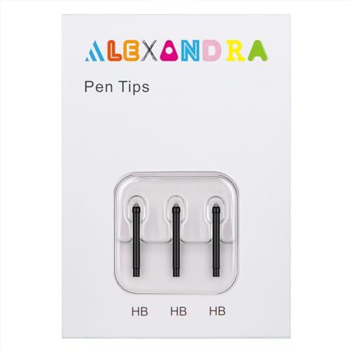 Alexandra Original Surface Pen Tips Replacement (3 × HB, Default Tip) for 2017 Microsoft Surface...