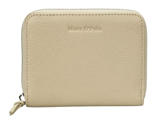 Portefeuille zippé Marc O'Polo Ellis en cuir de qualité Jonesboro Cream