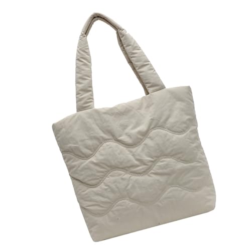 Sac matelassé en nylon de grande capacité pour le travail, les cours et le shopping