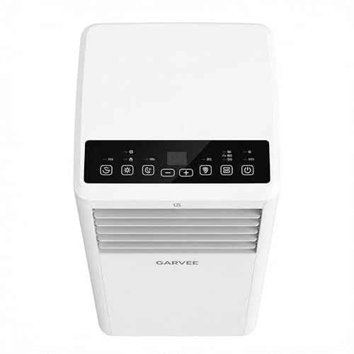 Garvee Portable Air Conditioner 8000 BTUs, 3 in 1 Dehumidifier, Fan, Cool for 350 Sq.Ft. Rooms, Portable AC with Remote Control/LED Display/Installation Kits/Timer/Sleep Mode,Black by Garvee - Used condition - Image 2