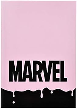Amazon ディズニーストア 公式 マーベル ノート ロゴ ドリッピング Pink マーベル ノート 文房具 オフィス用品