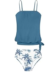 Blue+tropical Print