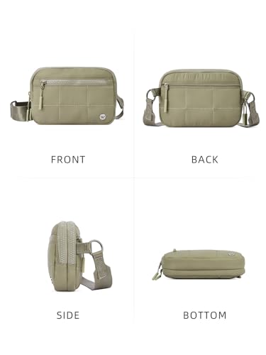 Image of WESTBRONCO Small Crossbody Bags for Women Nylon with Adjustable Strap, Zipper Crossbody Purse, 1L Shoulder Bag for Travel