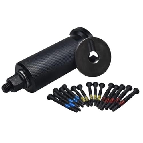 Extractor de cilindros de cerraduras con 15 tornillos de acero inoxidable para puertas 7