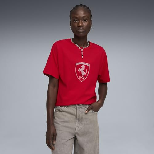 PUMA Women's Scuderia Ferrari Shield T-Shirt, Rosso Corsa SS26, X-Smallmall Ferrari Tonal Shield Tee Wmn - image 2