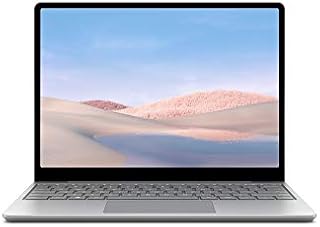 Microsoft Surface Laptop Go 12.4" Touchscreen Intel Core i5-1035G1 4GB RAM 64GB eMMC Backlit Keyboard Fingerprint Reader Windows 10 Pro (Academic) Platinum - 21K-00004