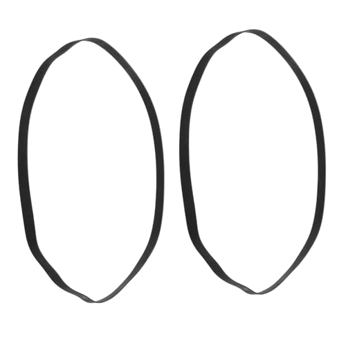 SHOWERORO 2pièces Courroies De Remplacement Caoutchouc pour Platine Vinyle De Rechange pour Lecteur De Cassettes Et Platines Vinyles