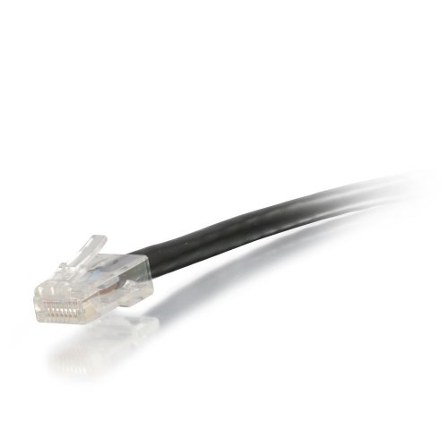 C2G 26374 Cat5E Cable - Non-Booted Unshielded Ethernet Network Patch Cable, Black (1 Foot, 0.30 Meters) #TOP1
