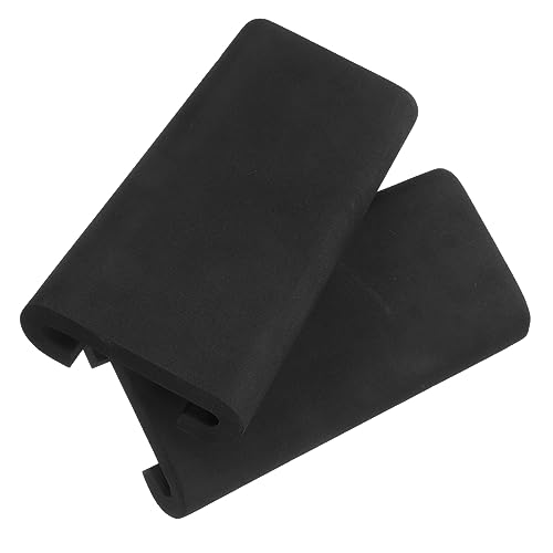 BESPORTBLE 1 Juego Cojín Dragón Inflable Soporte Lumbar Auto Portátil Carro Acessorios Nauticos Accesorios Náutica Slipmat Sillín De Asiento De Kayak Cojín De Kayak Eva Black 2 Piezas
