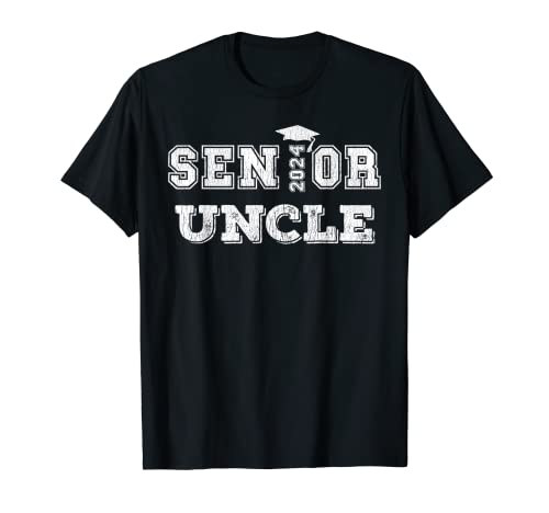 Matching Family Highschool Graduation 2024 Senior Uncle T-Shirt