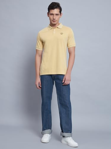 Image of ENDEAVOUR WEAR Men Men Short Sleeve Solid Cotton Rich Polo T Shirt | Collar Tshirts | Half Sleeves | Plain-Regular Fit