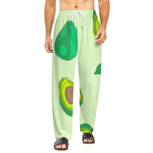 Vêtements de nuit femme avocat : pantalon long avec poches pratiques