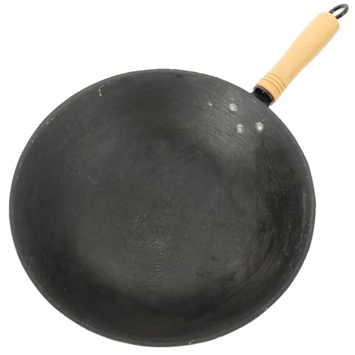Wok estilo chino Garneck para cocina con fondo redondo miniatura 1